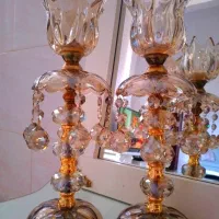 شمعدان و آینه کنسول