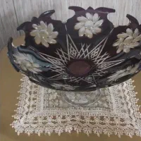 جام کشکول جاکاردی کریستال لهستان و چک