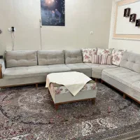 مبل ال ۹ نفره با میز وسط و شیشه با تخفیف|مبلمان خانگی و میز عسلی|تهران, اسفندیاری|دیوار