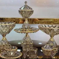 سرویس پذیرایی کریستال ۱۲ نفره کامل (مناسب جهیزیه)