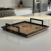 سینی فلزی مربع نیوا