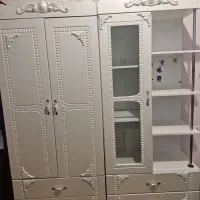کمد لباس و ویترین بچه وکیوم سفید در حدنو