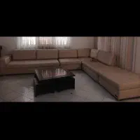 ست مبلمان و میز و تخت چوبینه