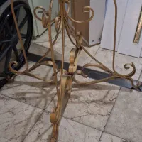 میزو صندلی فرفورژه طلایی|میز و صندلی غذاخوری|یزد, |دیوار