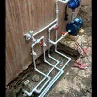 لوله کشی آب وفاضلاب+نصب پمپ و شیرآلات