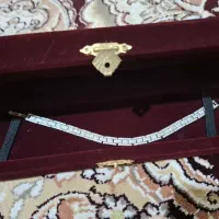 دستبندنقره نگین دار لوکس دخترانه زیبا