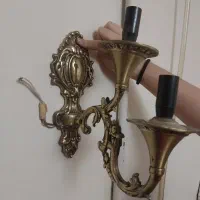 تک لوستر دیوار کوب برونز