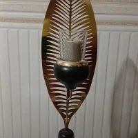 شمعدان طرح برگ