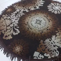 فرش گرد|فرش|رودهن, |دیوار