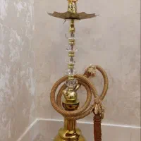 قلیان طلایی رنگ ثابت