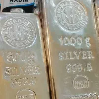 شمش نقره یک کیلویی نادیر ترکیه + ضمانت کتبی