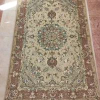 گرد 2 متری کف ابریشم کرم رنگ|فرش|تهران, فرمانیه|دیوار