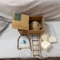 لوازم پرنده سالم همه باهم میدم