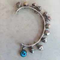 خلخال پابند نقره قاجاری آنتیک قدیمی پا بند عتیقه|جواهرات|تهران, هوانیروز|دیوار