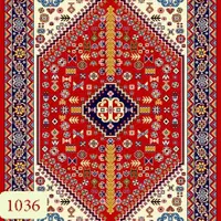 فرش قشقایی (گل رز)