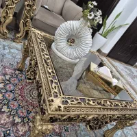 مبل سلطنتی ۷ نفره|مبلمان خانگی و میز عسلی|تولم شهر, |دیوار