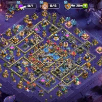 اکانت کلش آف کلنز تاون ۱۸ مکس واقعی