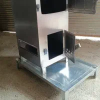 بخاری  نفتی چوبی هیزمی ۲ طبقه ،ساده،گرد