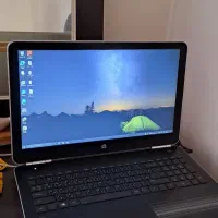 لپ تاپ hp سری pavilion b&o بسیار تمیز و کم کارکرد|رایانه همراه|قائم‌شهر, |دیوار