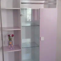 کمد بچه دخترونه وآباژور دخترونه وشیک|اسباب و اثاث بچه|ابهر, |دیوار