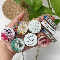 با عکس شما آویز دسته کلید گردنبند مو