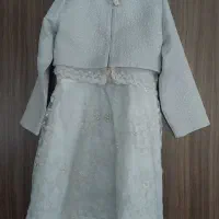 پیراهن سفید دخترانه ۶سال