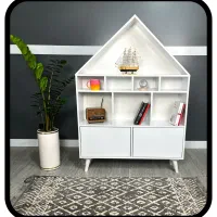 کمد و شلف طرح خانه کودک بهمراه ارسال رایگان|کتابخانه، شلف، قفسههای دیواری|تهران, یافت آباد جنوبی|دیوار