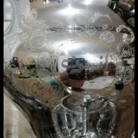 سماوزگازی افسون قلمکاری شده وسرویس کامل پاسماوری|سماور، چایساز، قهوهساز|الیگودرز, |دیوار