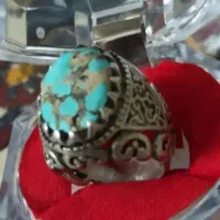 انگشتر فیروزه نقره