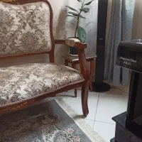 مبل چوبی هشت نفره|مبلمان خانگی و میز عسلی|ری, فیروزآبادی|دیوار