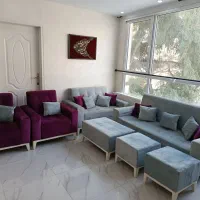 مبلمان۷نفره با دو عسلی و ۱میز وسط