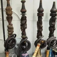 قلیان چوبی کامل