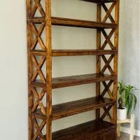 کتابخانه چوبی|کتابخانه، شلف، قفسه‌های دیواری|تهران, شادآباد|دیوار