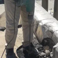 دریل تخریب با لوله کشی