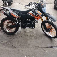 موتور تریل فلات ۲۵۰طرح ktm مدل ۱۳۹۵  دنده لنگر دار