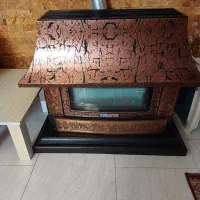 بخاری شومینه ای کاملا سالم