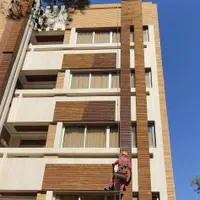 ترک گیری و رفع نم و رزین کاری نماراپل عایق پشت بام