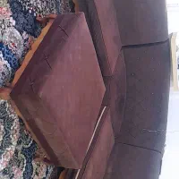 یک دست مبل راحتی هفت نفره از چوب راش