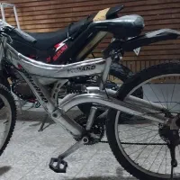 دوچرخه کوهستان۲۶ برند دنده ای نقره ای متالیک