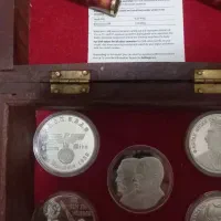 ۵عدد سکه یادبود هیتلر به همراه یک روانویس آلمانی|بدلیجات|مشهد, آزادشهر|دیوار