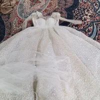 لباس عروس تاج تور سر ژپن|لباس|زاهدان, |دیوار