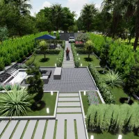 طراحی ویلا نقشه کشی اتوکد محوطه سازه نما سه بعدی|خدمات پیشه و مهارت|چالوس, |دیوار