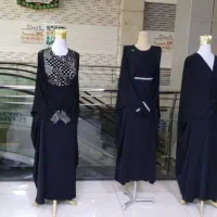 مانتو عبایی ساده و مجلسی