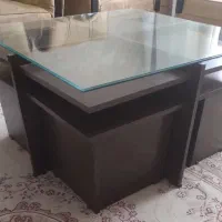 میزجلومبلی به همراه عسلی|مبلمان خانگی و میز عسلی|تاکستان, |دیوار