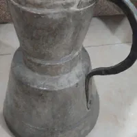 مشربه قدیمی مسی|کلکسیون اشیاء عتیقه|ساری, |دیوار