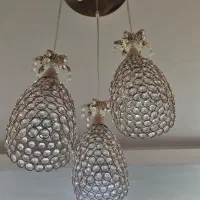 لوستر سه تایی|لوستر و چراغ آویز|قزوین, |دیوار