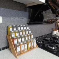 مکارتی شیشه ادویه استند|ظروف نگهدارنده، پلاستیکی، یک‌بارمصرف|قم, چهار مردان|دیوار