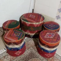 پاف و ومیز سنتی  چهار نفره نو|مبلمان خانگی و میز عسلی|شیراز, لب آب|دیوار