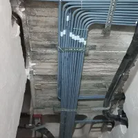 اجرای برق ساختمان لوله اسپلیت دوربین کیفیت بالا