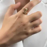 انگشتر استیل رنگ ثابت|بدلیجات|بیرجند, |دیوار